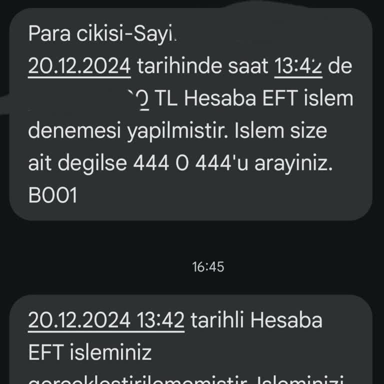 EFT Kısıtlaması Nedeniyle Maddi Kayıp