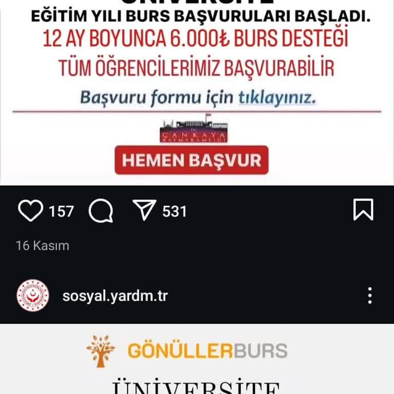 Gönüllüler Burs Şikayeti!