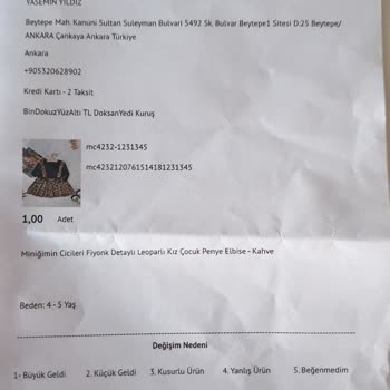 Kalitesiz Ürünler Ve İade Sorunu