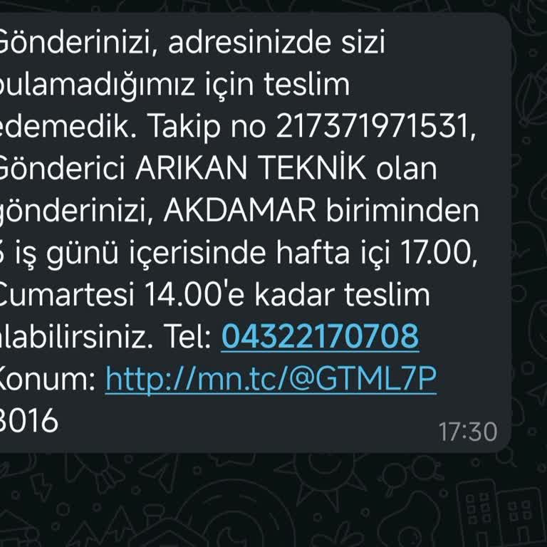 MNG Kargo Evde Olmama Rağmen Teslim Edilmeyen Kargo