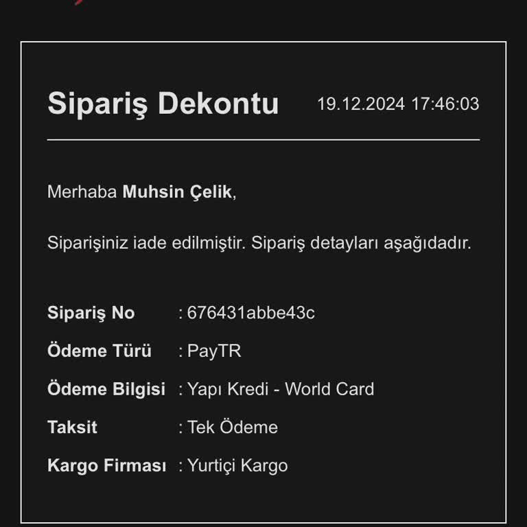 Savala.com'da Sipariş İptali Ve İade Sorunu