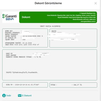 Garanti Bankası'ndan Bilgilendirme Olmadan Hesaptan Para Çekilmesi
