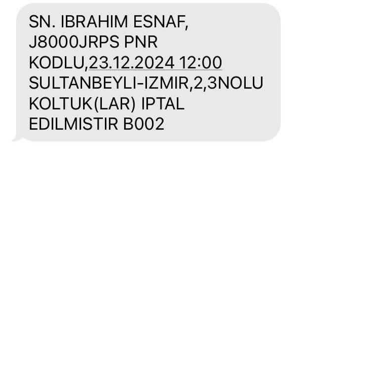 Bilet İptalinde Müşteri Hizmetleri Çilesi