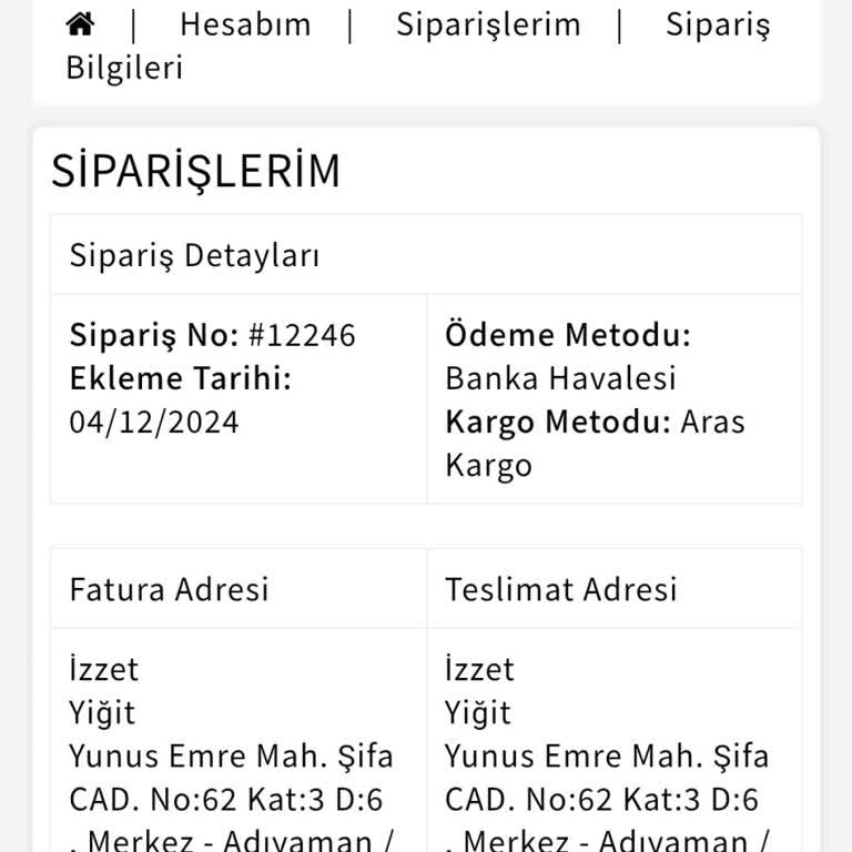 Bebek Maması Siparişi Ve İade Sorunlarıyla Dolu 17 Gün