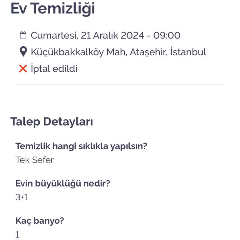 Armut.com'da Güven Sarsan Hizmet İptali