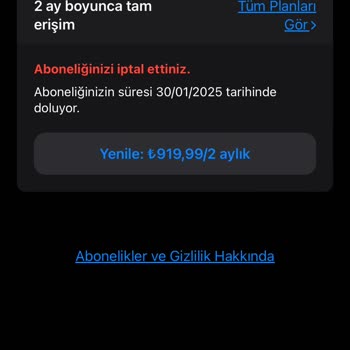 Ücretsiz Deneme Süresi Sonrası Haksız Üyelik Ücreti