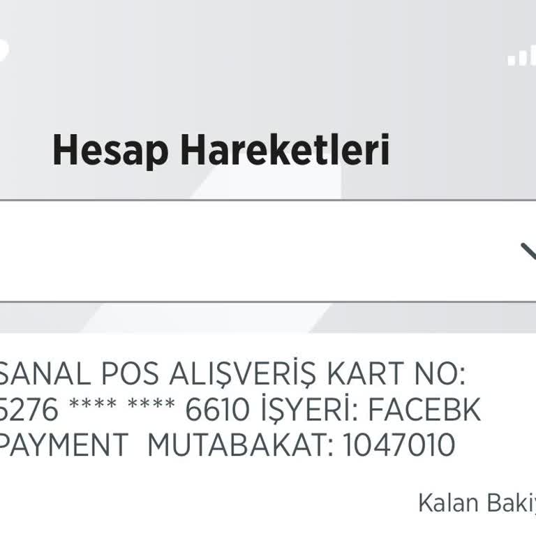 Facebook Ödemeleri: Habersiz Para Çekimi