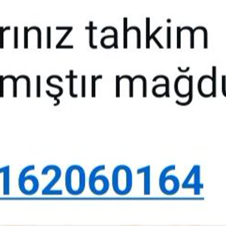 Sahte Hukuk Bürosu Adına Gelen Tehditkar Mesajlar!