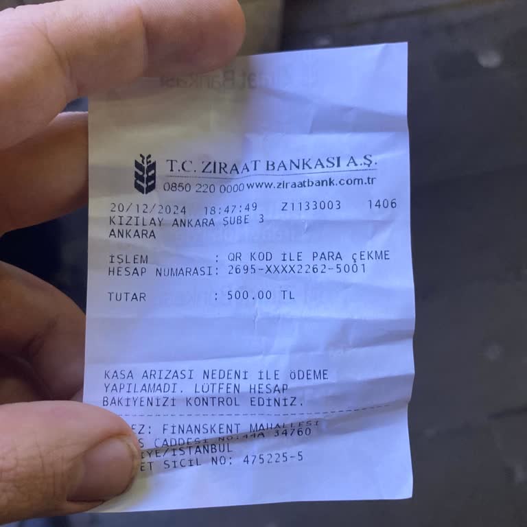 Ziraat Bankası ATM'leri Sürekli Arızalı