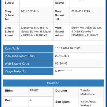 Sürat Kargo'da Geciken Paket: Acil Müdahale Talebi