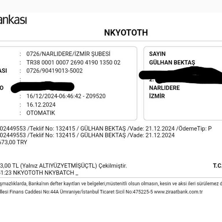 Hesabımdan Bilgim Dışında Para Çekildi!