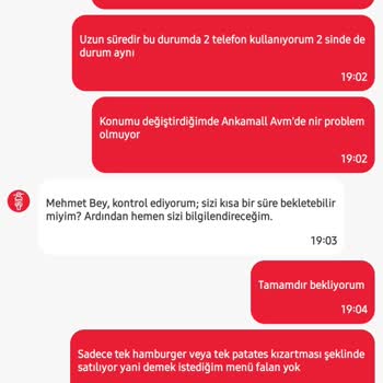 Tıkla Gelsin'de Menü Eksikliği Sorunu