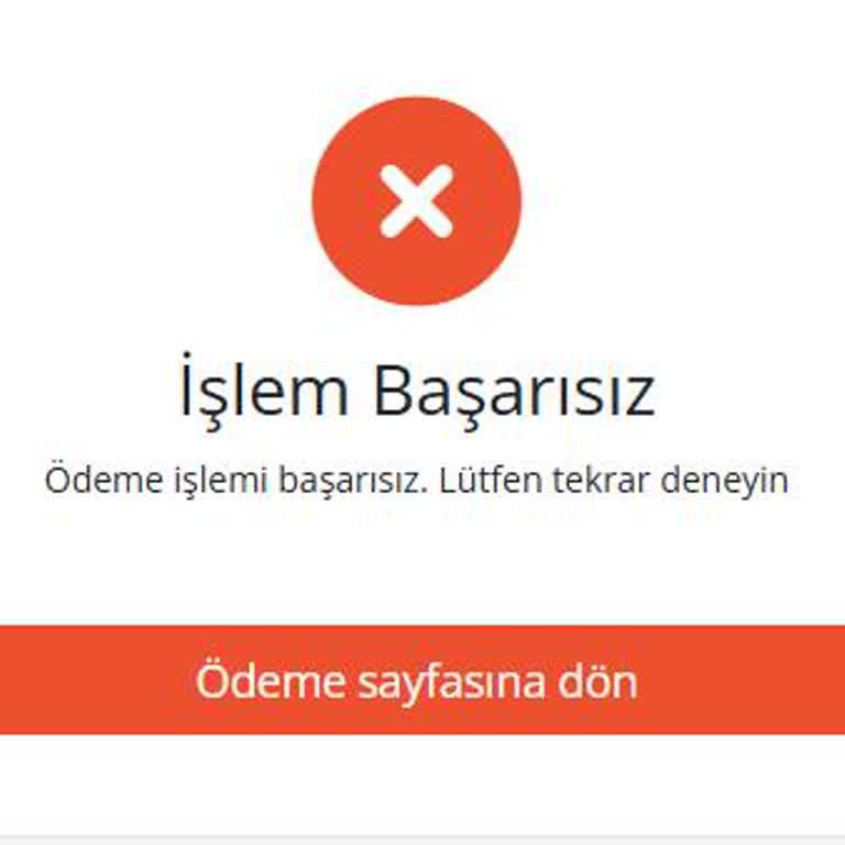 Vodafone Pay Kartıyla Ödeme Sorunu
