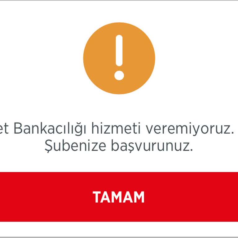 Ziraat Mobil Uygulaması Erişim Sorunu