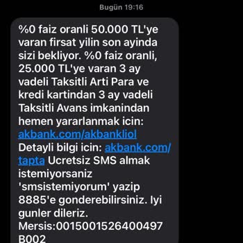 Akbank'ın Sürekli Mesajları Ve Şube Yönlendirmesi Sorunu