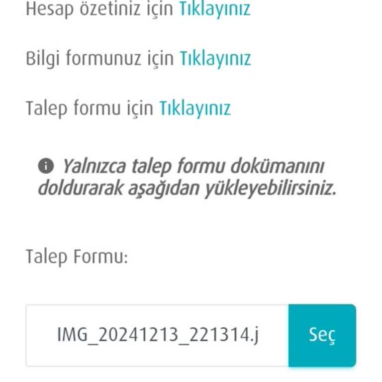 BES İptali İçin Belge Yükleme Sorunu