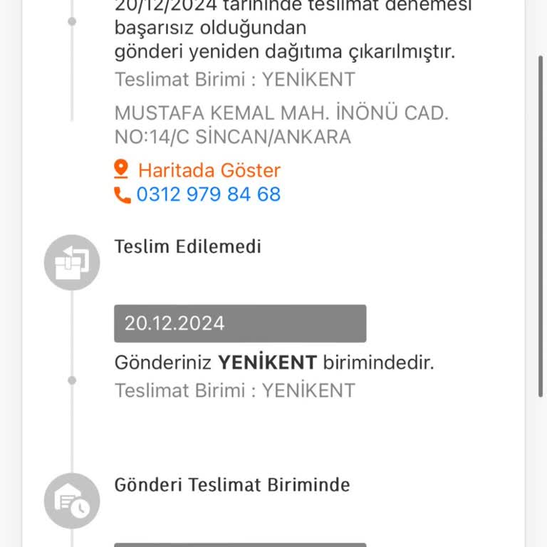 Evde Olmamıza Rağmen Teslim Edilmeyen Kargo Ve Kapatılan Telefonlar