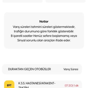 Otobüs Sefer Saatlerinin Tutarsızlığı Ve Gecikmeler