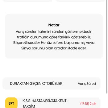 Otobüs Sefer Saatlerinin Tutarsızlığı Ve Gecikmeler