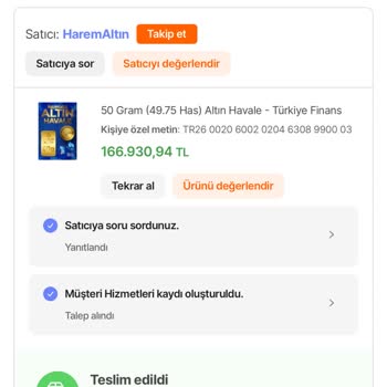 Harem Altın Ve Hepsiburada İle İletişimsizlik Kabusu