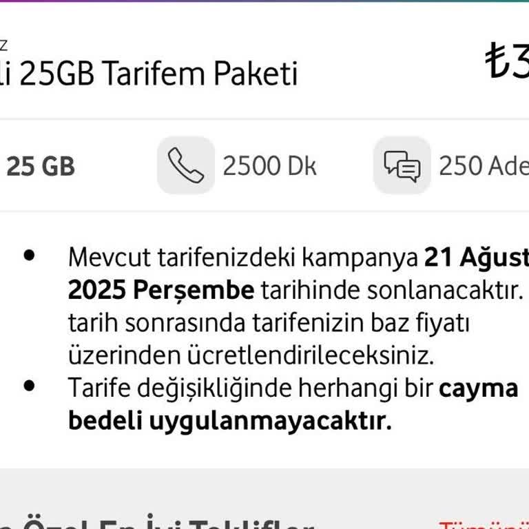 Cayma Bedeli Sürprizi: Vodafone Yanımda Uygulaması Üzerinden Yanıltıcı Bilgilendirme