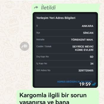 Aras Kargo Çalışanının Kaba Davranışı Ve Yanlış Adres İddiası