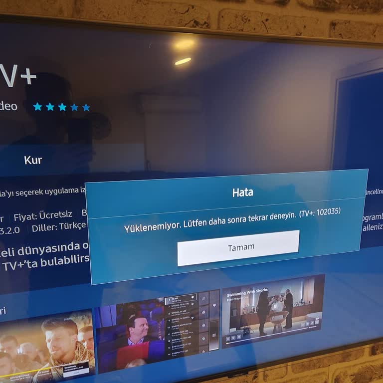 Samsung TV QLED Uygulama İndirme Ve Ekran Yansıtma Sorunları
