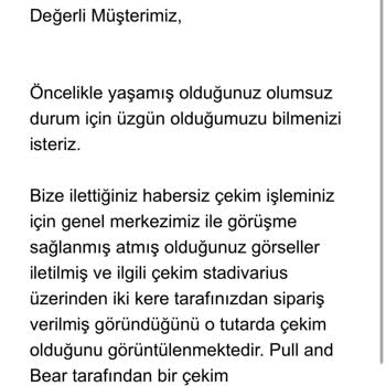 Bilinçsiz Kredi Kartı Çekimi Ve Çözüm Bekleyen Müşteri