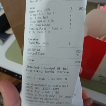 KFC Bornova Ve Trendyolgo: Eksik Ürün Ve İlgisizlik