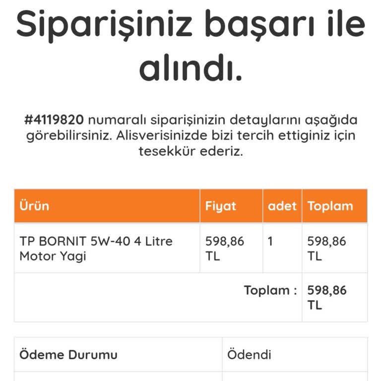 Sipariş İptali Hatası Ve Geciken Kargo