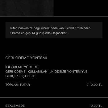 Zara İade Süreci Belirsizliği Ve Müşteri Hizmetleri Hayal Kırıklığı