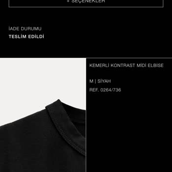 Zara İade Süreci Belirsizliği Ve Müşteri Hizmetleri Hayal Kırıklığı