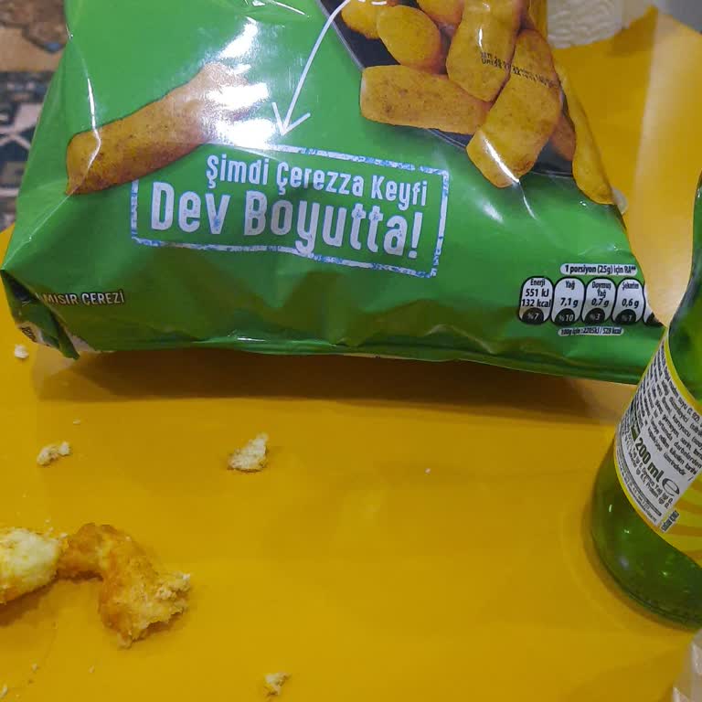 Çerezza Cipsinde İstenmeyen Sürpriz
