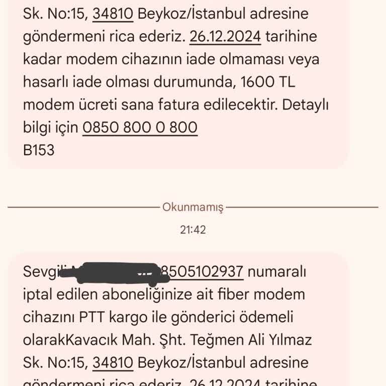 Yanlış Abonelik İddiası Ve İletişim Sorunları