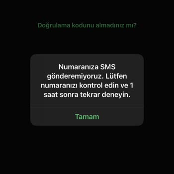 Yeni Hatla WhatsApp Hesabı Açamama Sorunu