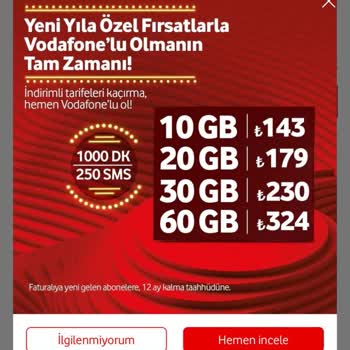 Vodafone'un Müşteri Memnuniyetsizliği Ve Yüksek Cayma Bedeli