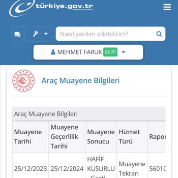 Araç Muayene Randevusu Alamama Sorunu