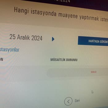 Araç Muayene Randevusu Alamama Sorunu