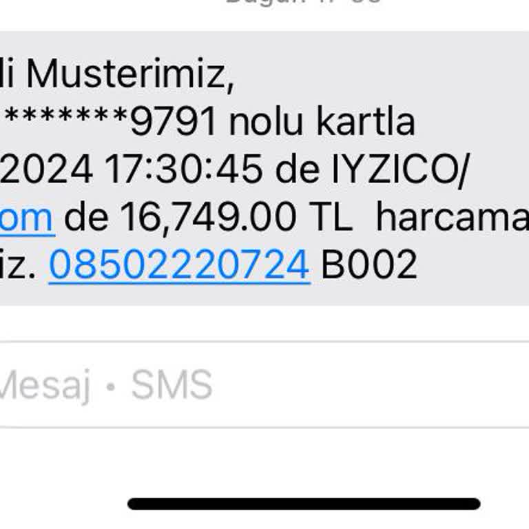 Zara Kredi Kartımdan İzinsiz Harcama Şoku