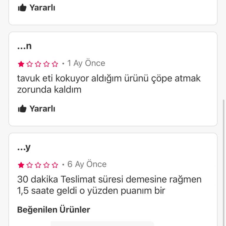 Migros'tan Aldığım Yemek Hayal Kırıklığı Yarattı