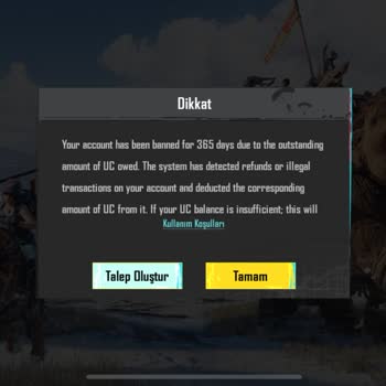 PUBG Mobile Hesabım Haksız Yere Bloke Edildi