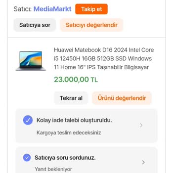 Yanlış Ürün Gönderimi Ve Yetersiz Müşteri Hizmeti
