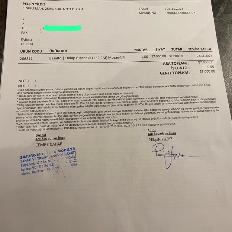 Konfor Mobilya Teslimat Sorunu Ve İade Mağduriyeti