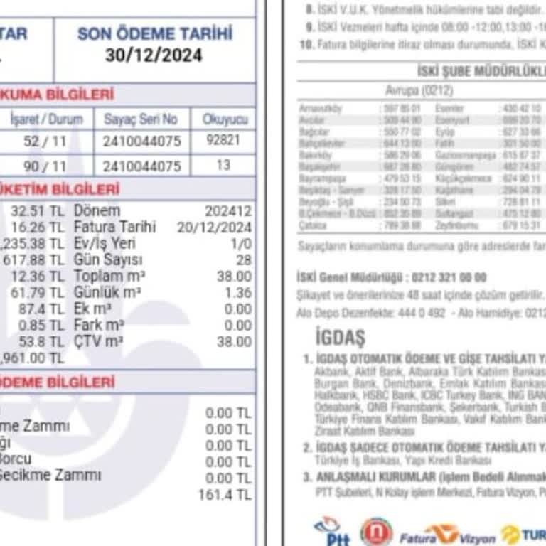 Atık Su Bedeli Haksız Tahsilat Sorunu