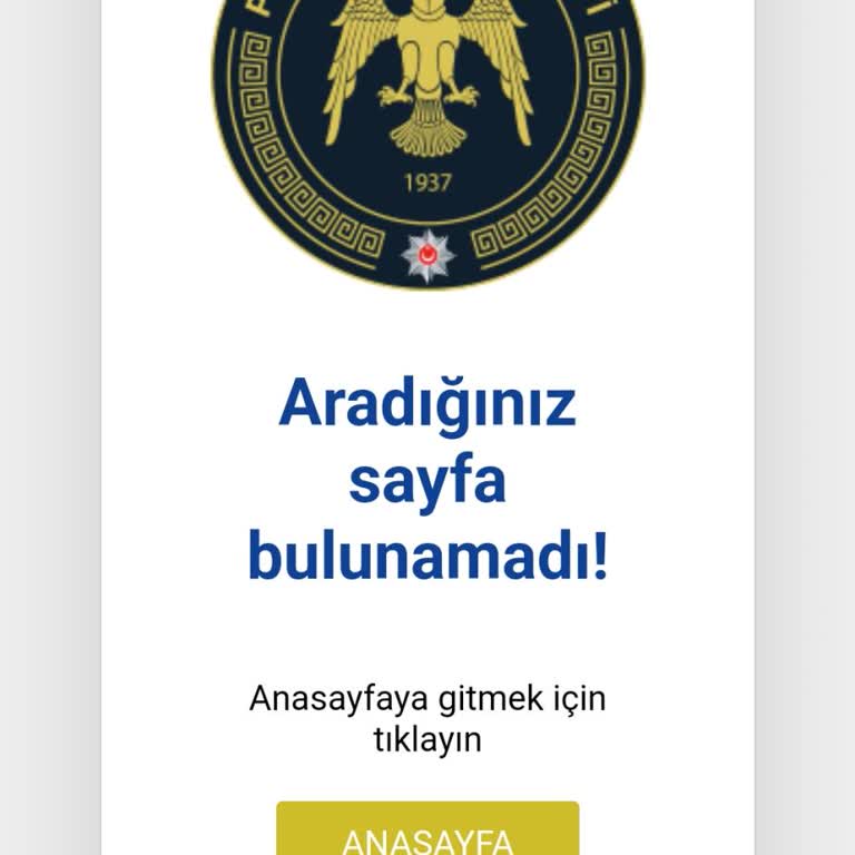 Polis Akademisi Sitesine Erişim Sorunu