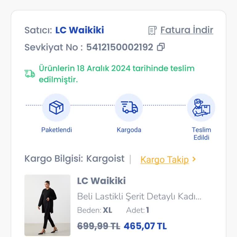 LCW Online Alışverişte Kupon Ve Ürün Sorunu