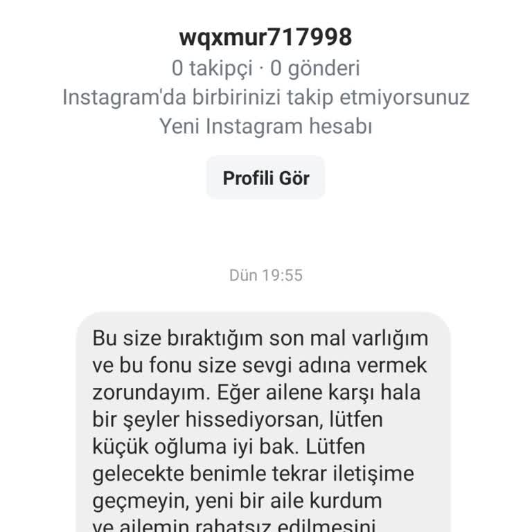 Yanlış Mesaj Ve Hesap Bilgileriyle İlgili Şikayet
