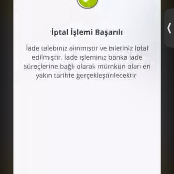 İptal Edilen Uçuş İçin Geri Ödeme Sorunu