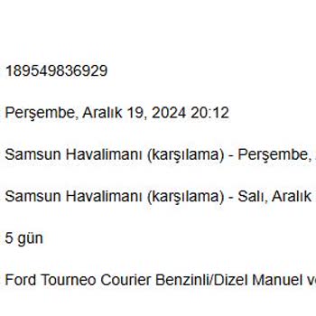 Araç Kiralama Fiyaskosu Ve İptal Sorunu