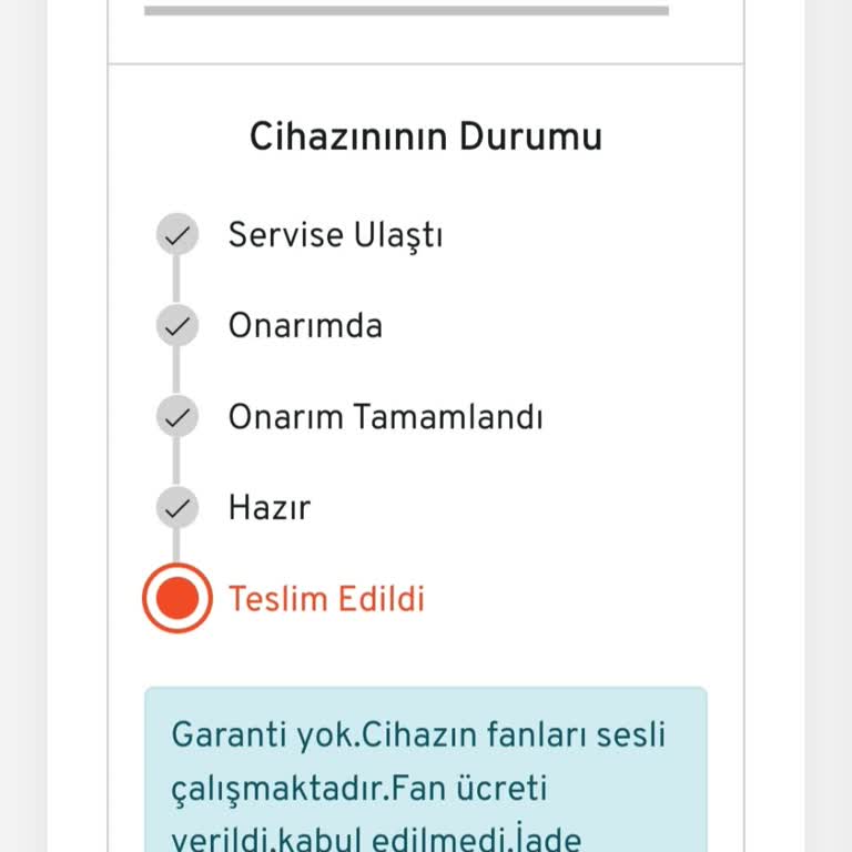 Excalibur G770 Laptop Fan Sorunu Ve Garanti Karmaşası